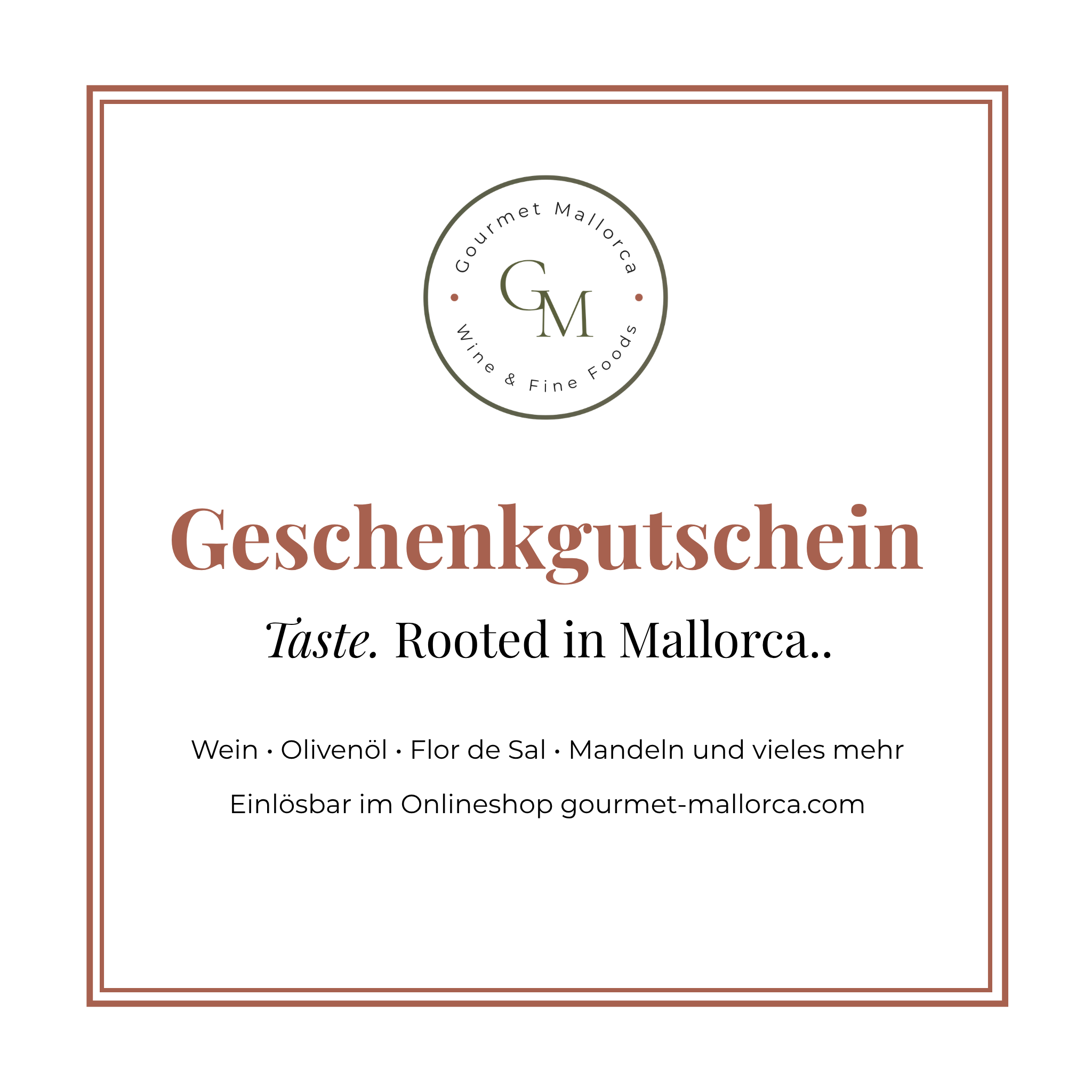 Gourmet Mallorca - Geschenkgutschein